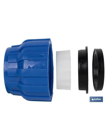 VÁLVULA DE BOLA PP PN16 25 X 25 VENTA UNITARIA
