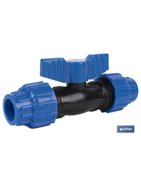 VÁLVULA DE BOLA PP PN16 40 X 40