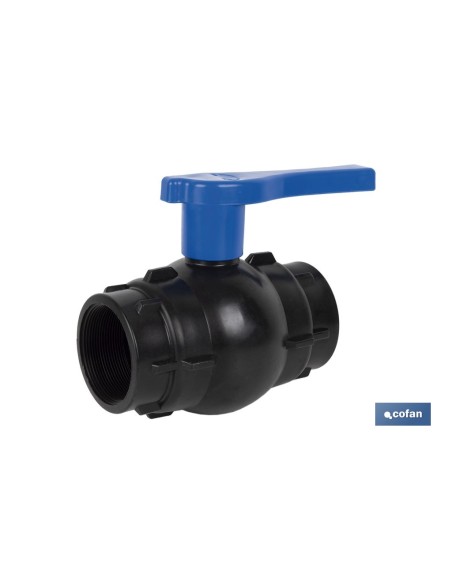 VÁLVULA DE BOLA ROSCA H-H PP PN16 3/4 x 3/4 VENTA UNITARIA