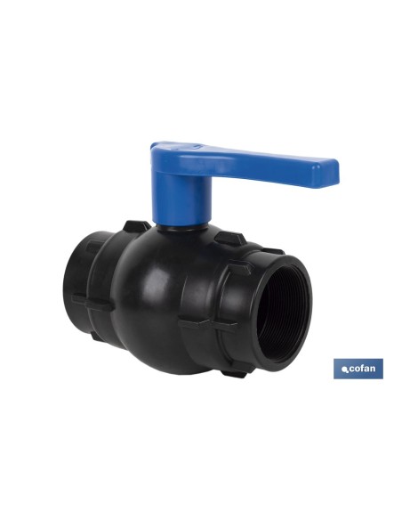 VÁLVULA DE BOLA ROSCA H-H PP PN16 1 x 1
