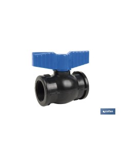 VÁLVULA DE BOLA ROSCA H-H PP PN16 1 1/2 x 1 1/2