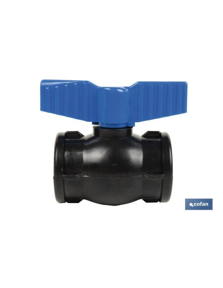 VÁLVULA DE BOLA ROSCA H-H PP PN16 1 1/2 x 1 1/2