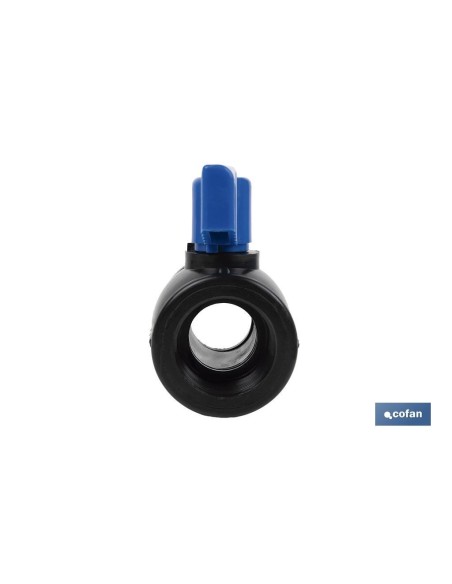 VÁLVULA DE BOLA ROSCA H-H PP PN16 1 1/2 x 1 1/2