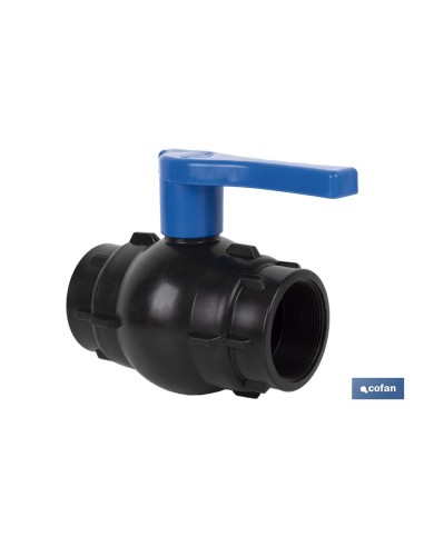 VÁLVULA DE BOLA ROSCA H-H PP PN16 3 x 3