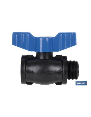 VÁLVULA DE BOLA ROSCA M-H PP PN16 1 x 1 VENTA UNITARIA