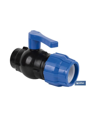 ENLACE VÁLVULA DE BOLA ROSCA HEMBRA PP PN16 32 x 1 VENTA UNITARIA