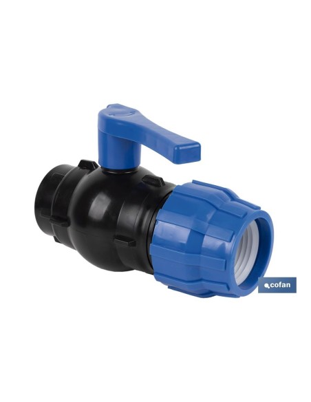 ENLACE VÁLVULA DE BOLA ROSCA HEMBRA PP PN16 75 x 2 1/2