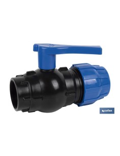 ENLACE VÁLVULA DE BOLA ROSCA HEMBRA PP PN16 90 x 3