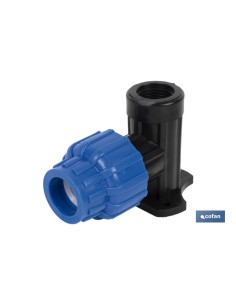 CODO 90° GRIFO ROSCA HEMBRA PP PN16 25 x 1/2 VENTA UNITARIA 2