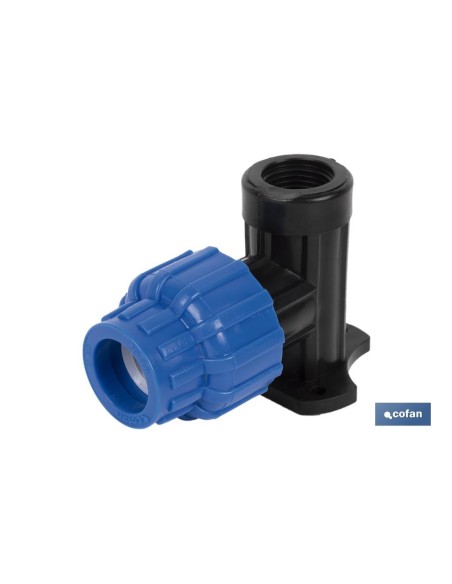 CODO 90° GRIFO ROSCA HEMBRA PP PN16 25 x 3/4 VENTA UNITARIA