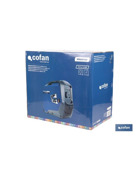 GENERADOR INVERTER MODELO HOUSTON 79 CC 2,4 Kw 1 SALIDA AC 1 DC