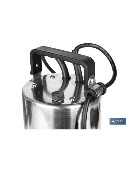 ELECTROBOMBA SUMERGIBLE MODELO LOUSIANA 750 W 10 M CABLE CAUDAL 13.000 L/H