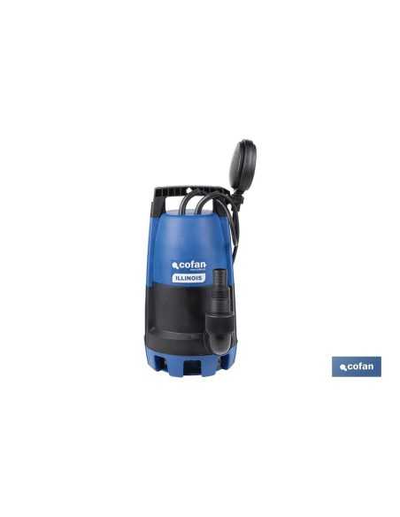 ELECTROBOMBA SUMERGIBLE MODELO ILLINOIS 900 W 10 M CABLE CAUDAL 18.000 L/H