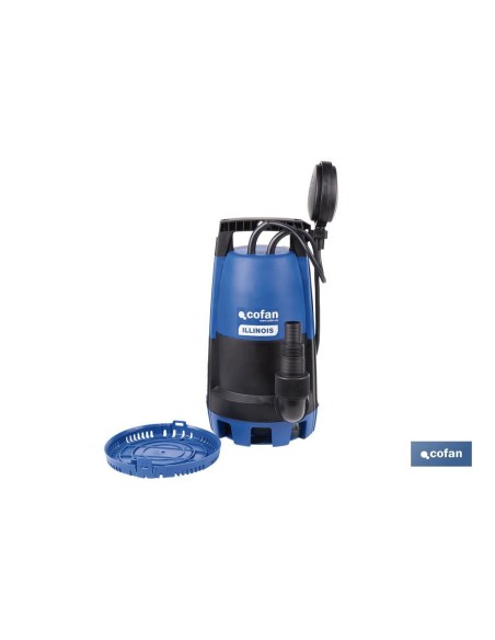 ELECTROBOMBA SUMERGIBLE MODELO ILLINOIS 900 W 10 M CABLE CAUDAL 18.000 L/H
