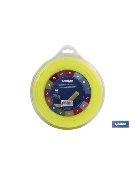 HILO REDONDO DE NYLON PARA DESBROZADORA 54 M X 3 MM