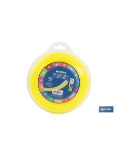 HILO CUADRADO DE NYLON PARA DESBROZADORA 42 M X 3 MM