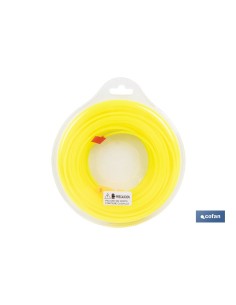 HILO CUADRADO DE NYLON PARA DESBROZADORA 42 M X 3 MM 2