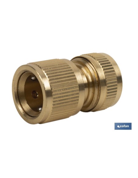 CONECTOR MANGUERA LATÓN 1/2 - 5/8 (13-15 mm)