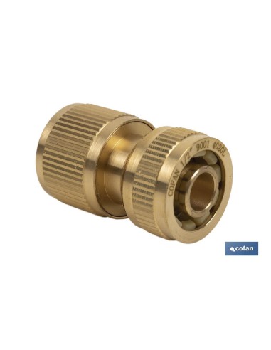 CONECTOR MANGUERA LATÓN 1/2 - 5/8 (13-15 mm)