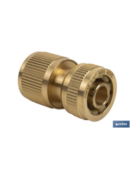 CONECTOR MANGUERA LATÓN 1/2 - 5/8 (13-15 mm)