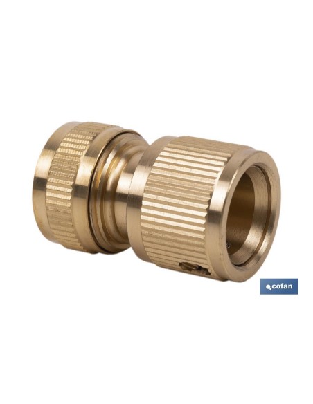 CONECTOR MANGUERA LATÓN 1/2 - 5/8 (13-15 mm)