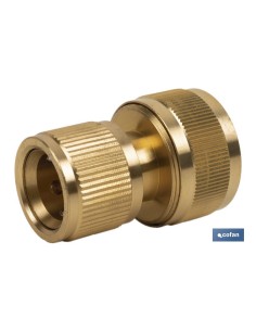 CONECTOR MANGUERA LATÓN 3/4 (19 mm) 2