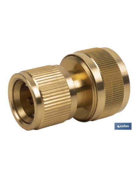 CONECTOR MANGUERA LATÓN 3/4 (19 mm)