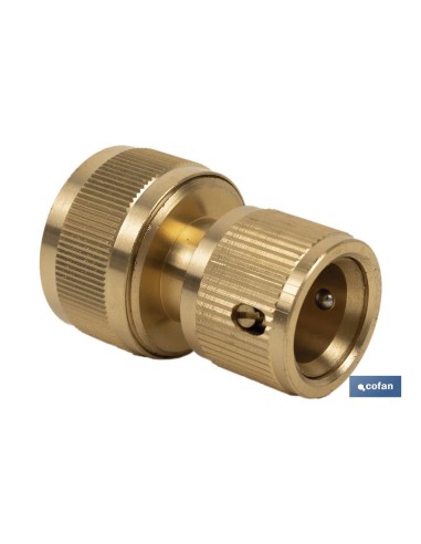 CONECTOR MANGUERA LATÓN 3/4 (19 mm)