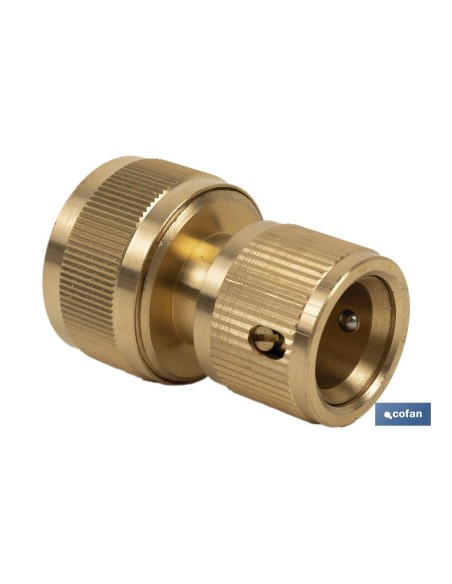 CONECTOR MANGUERA LATÓN 3/4 (19 mm)