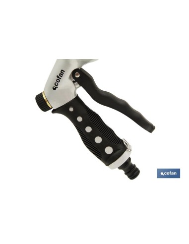 PISTOLA METAL 7 POSICIONES, GATILLO FRONTAL