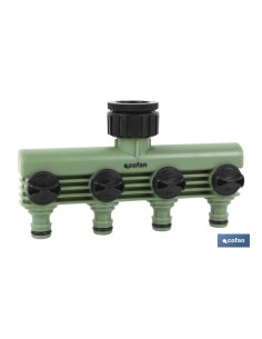 COLECTOR DE RIEGO 4 SALIDAS AJUSTABLES 2