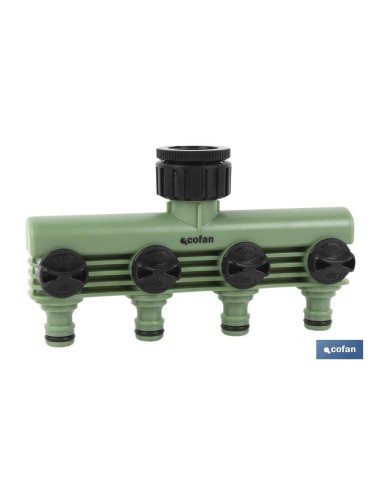 COLECTOR DE RIEGO 4 SALIDAS AJUSTABLES