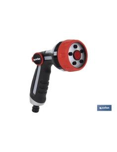 PISTOLA DE RIEGO CON CONTROL DE CAUDAL EN EL PULGAR