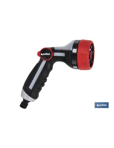 PISTOLA DE RIEGO CON CONTROL DE CAUDAL EN EL PULGAR