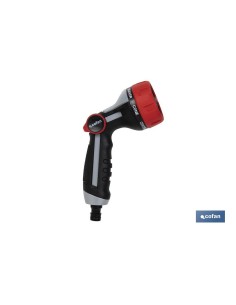 PISTOLA DE RIEGO 7 POSICIONES CON CONTROL DE CAUDAL EN EL PULGAR