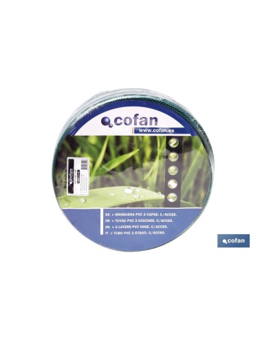 MANGUERA PVC 3 CAPAS C/ACCES. 5/8 20 m