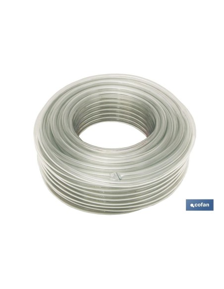 MANGUERA PVC MONOCAPA CRISTAL 18x24mm/50m