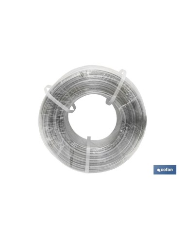 MANGUERA PVC MONOCAPA CRISTAL 18x24mm/50m