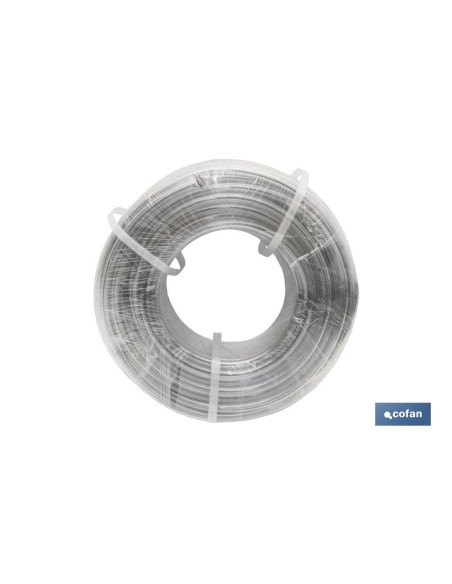 MANGUERA PVC MONOCAPA CRISTAL 25x31mm/50m