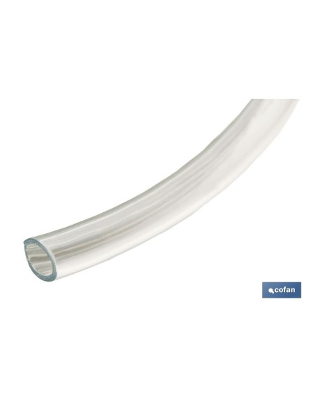 MANGUERA PVC MONOCAPA CRISTAL 25x31mm/50m