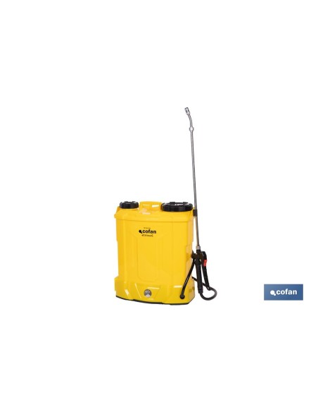 PULVERIZADOR DE ESPALDA 12 L ELÉCTRICO LI-ION 12 V 8.0 AH