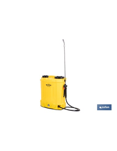 PULVERIZADOR DE ESPALDA ELÉCTRICO 16 L Li-Ion 12 V 8.0 Ah