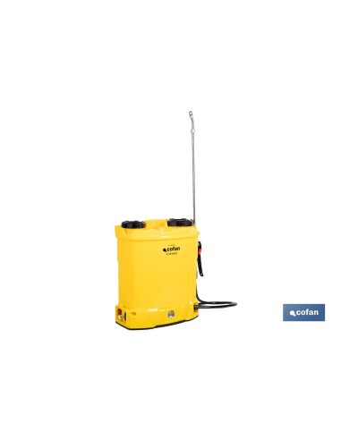 PULVERIZADOR DE ESPALDA ELÉCTRICO 16 L Li-Ion 12 V 8.0 Ah