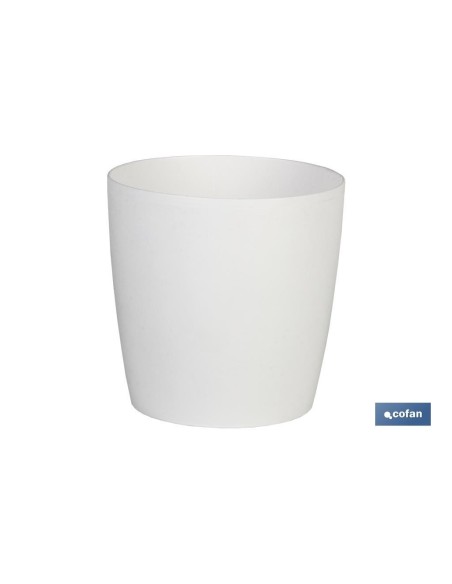 MACETA CAMELIA COLOR BLANCO 25X23.6cm