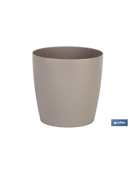 MACETA CAMELIA COLOR CREMA 14X13.8cm