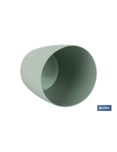 MACETA CAMELIA COLOR VERDE TURQUESA 14X13.8cm