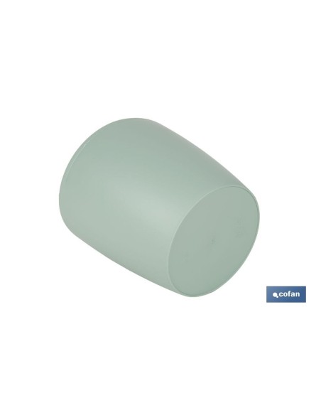 MACETA CAMELIA COLOR VERDE TURQUESA 30X28cm venta unitaria
