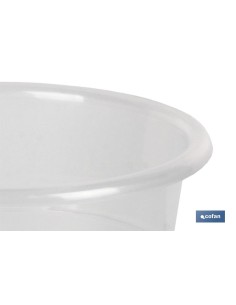 MACETA ORQUIDEA TRANSPARENTE17X14+ PLATO 14.5cm 2