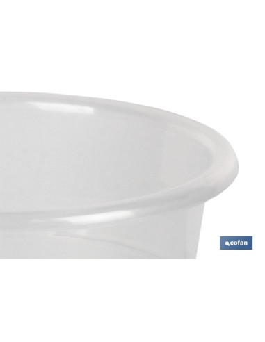 MACETA ORQUIDEA TRANSPARENTE 23.5X20+ PLATO 20cm