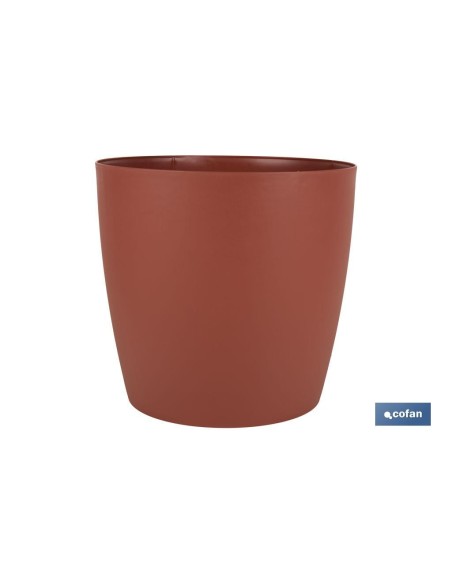 MACETA CAMELIA DE COLOR ARCILLA 30 X 28 CM